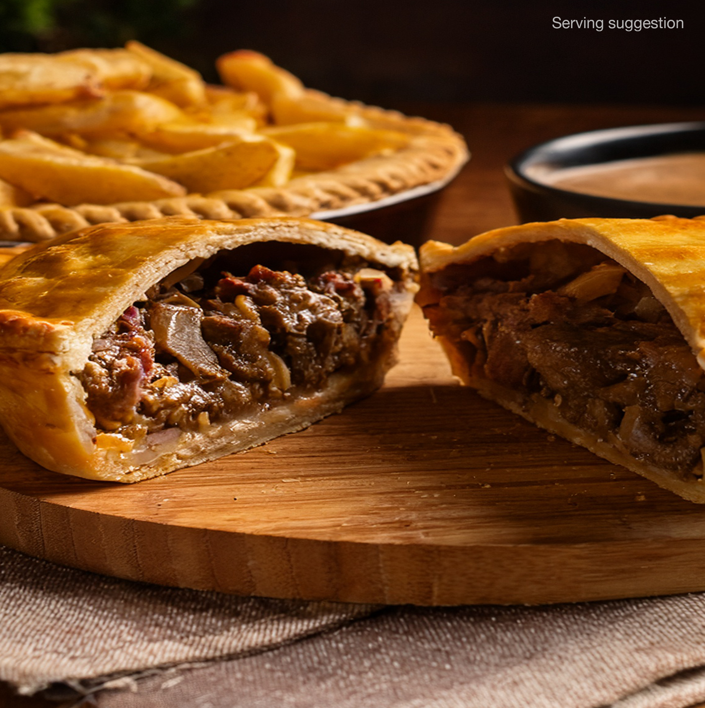 Steak & kidney pie (180g)